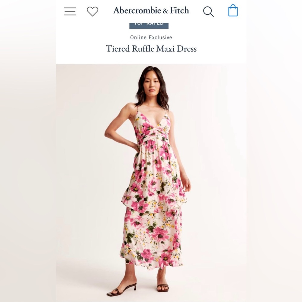 Abercrombie & Fitch Tiered Ruffle Maxi Dress - Picture 5 of 5